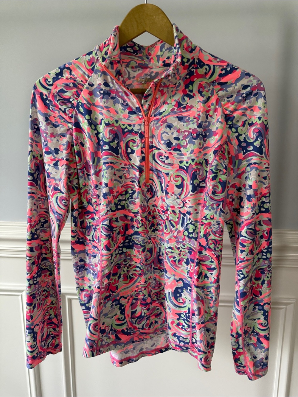 Lilly Pulitzer Weekender Half Zip La Playa Small S Luxletic